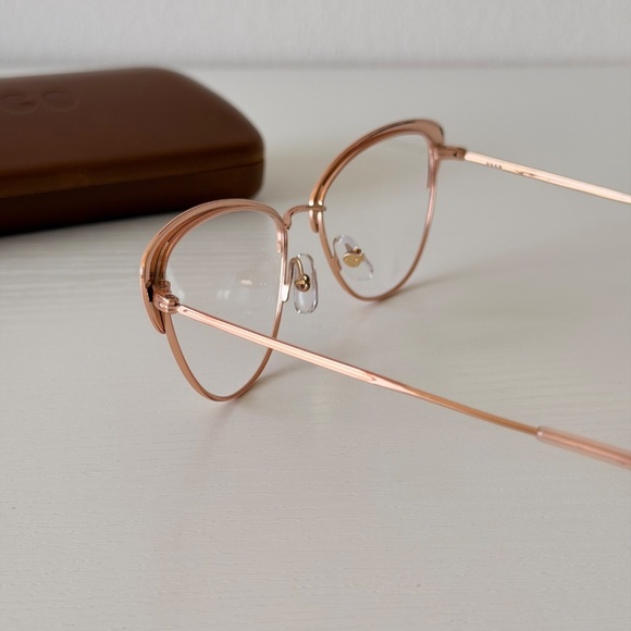 New Garrett Leight Glasses, Vista RG-PBL, Rose Gold, Vintage Style, Authentic main image 10